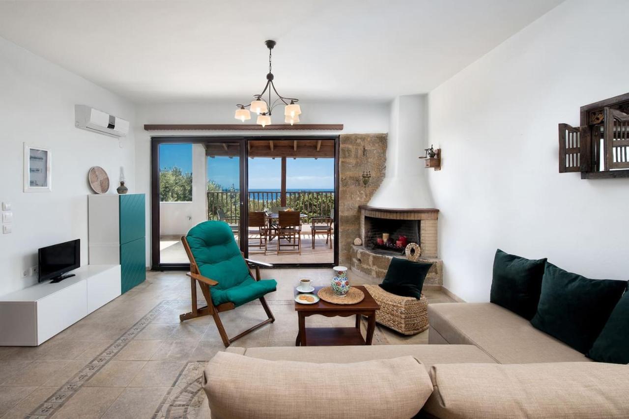 Cedrus And Sea, Beachfront House, Gennadi, Rhodes Bagian luar foto